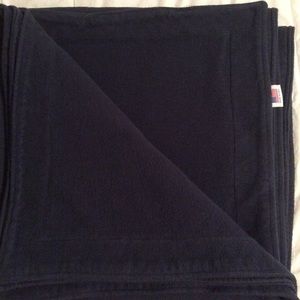 Beautiful hand made navy blue Blanket. 100% cotton